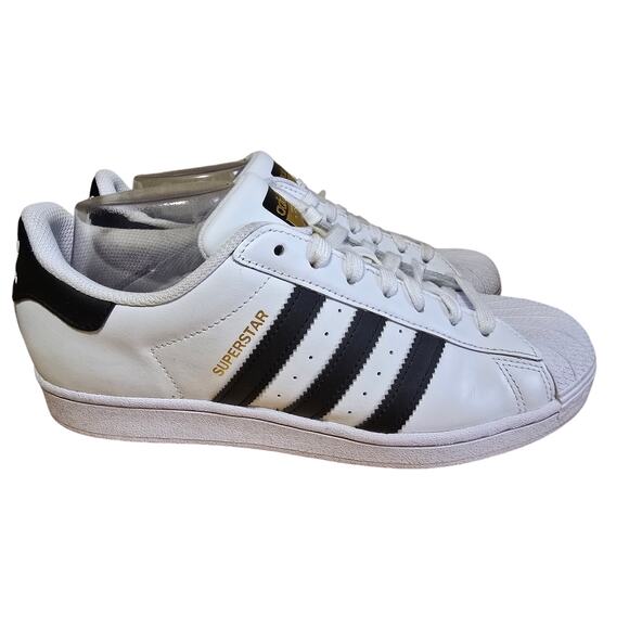 Adidas Originals Superstar Footwear Shoes White Black  Men's Size 8 Womens 9.5 - Picture 2 of 7